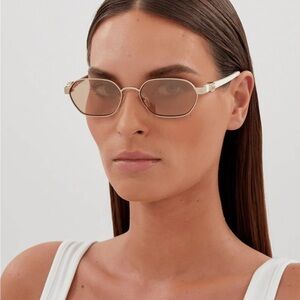 Gucci 1593s Pink/Gold With Rose lens